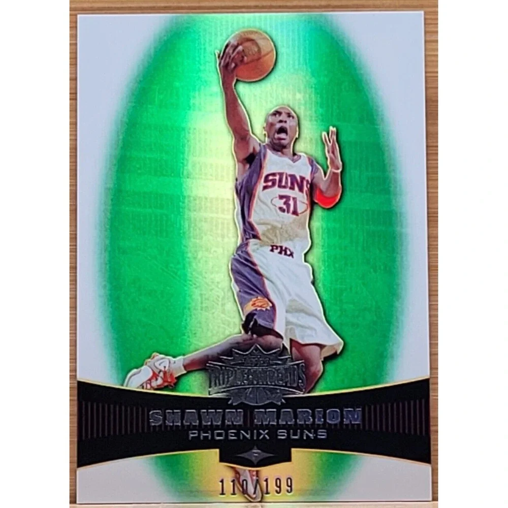 2006-07 TOPPS TRIPLE THREAD SHAWN MARION  EMERALD #D /199‎